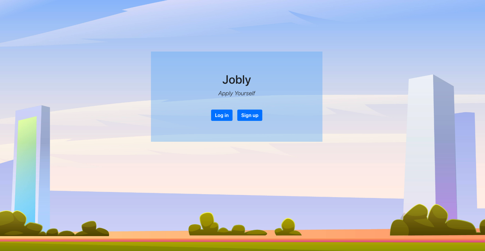 Link to open Jobly - built with an Express and PostgreSQL backend